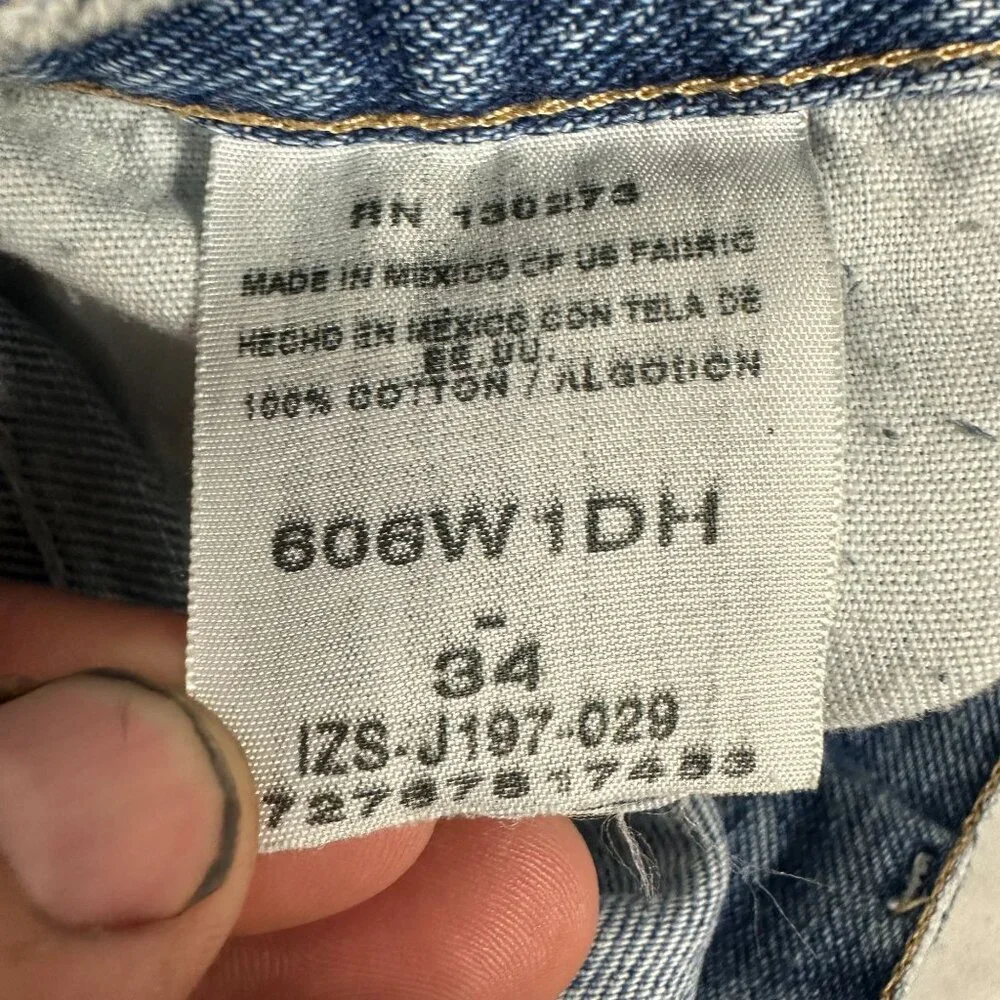 Wrangler Men's Denim Shorts Size 34 Authentic Jeans 100% Cotton Light Blue